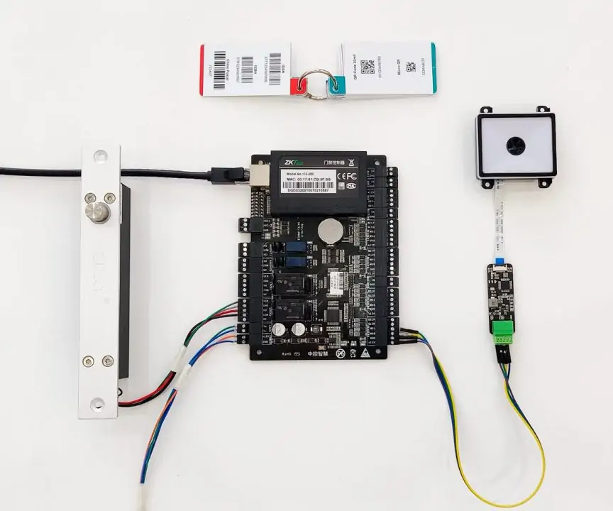 Embedded 1d 2d Barcode Scanner Qr Bar Code Rfid Card Reader Wiegand  Connection Autoinduzione per gate machine biglietti controllo schermo  mobile